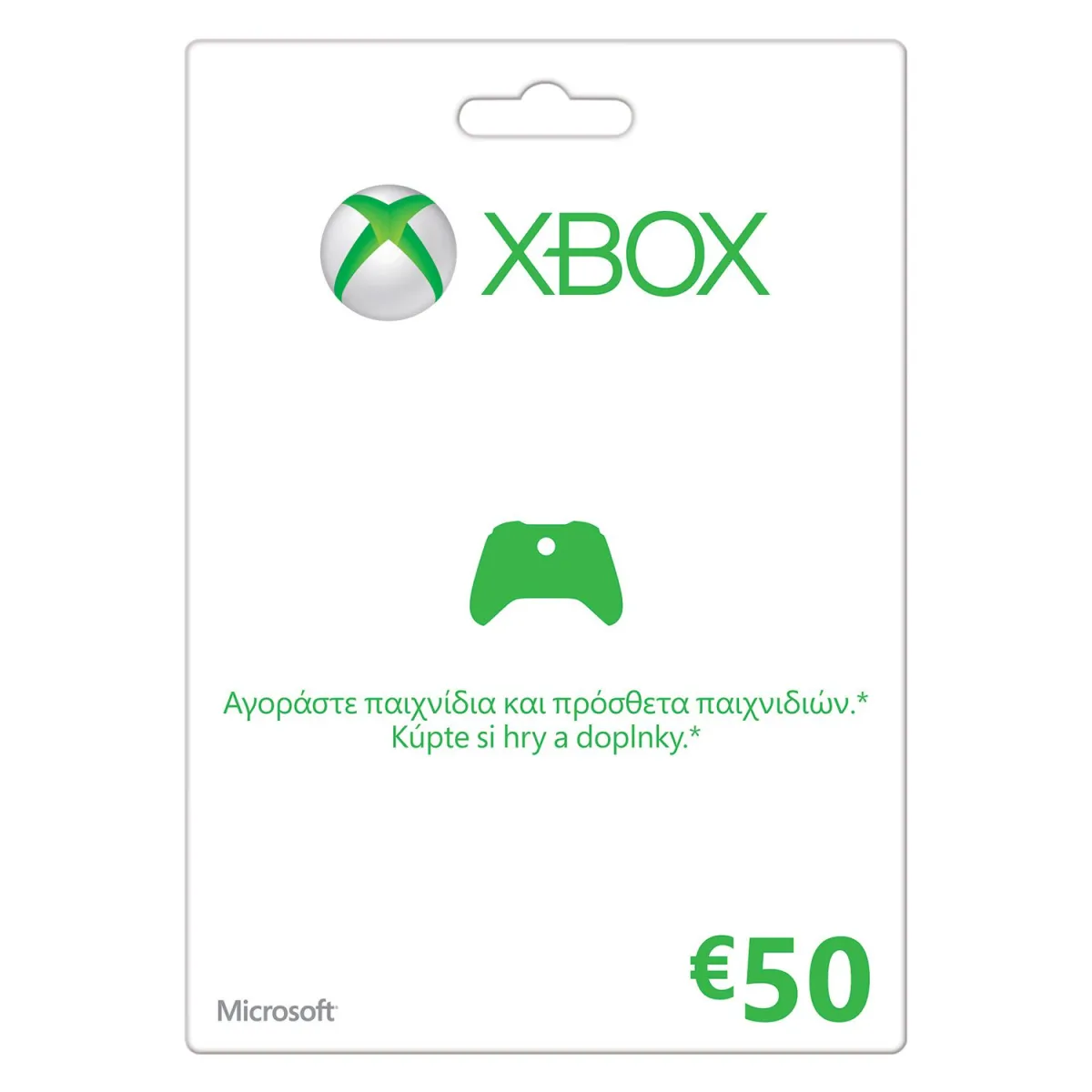 Microsoft Game cards Xbox LIVE 50 Euro