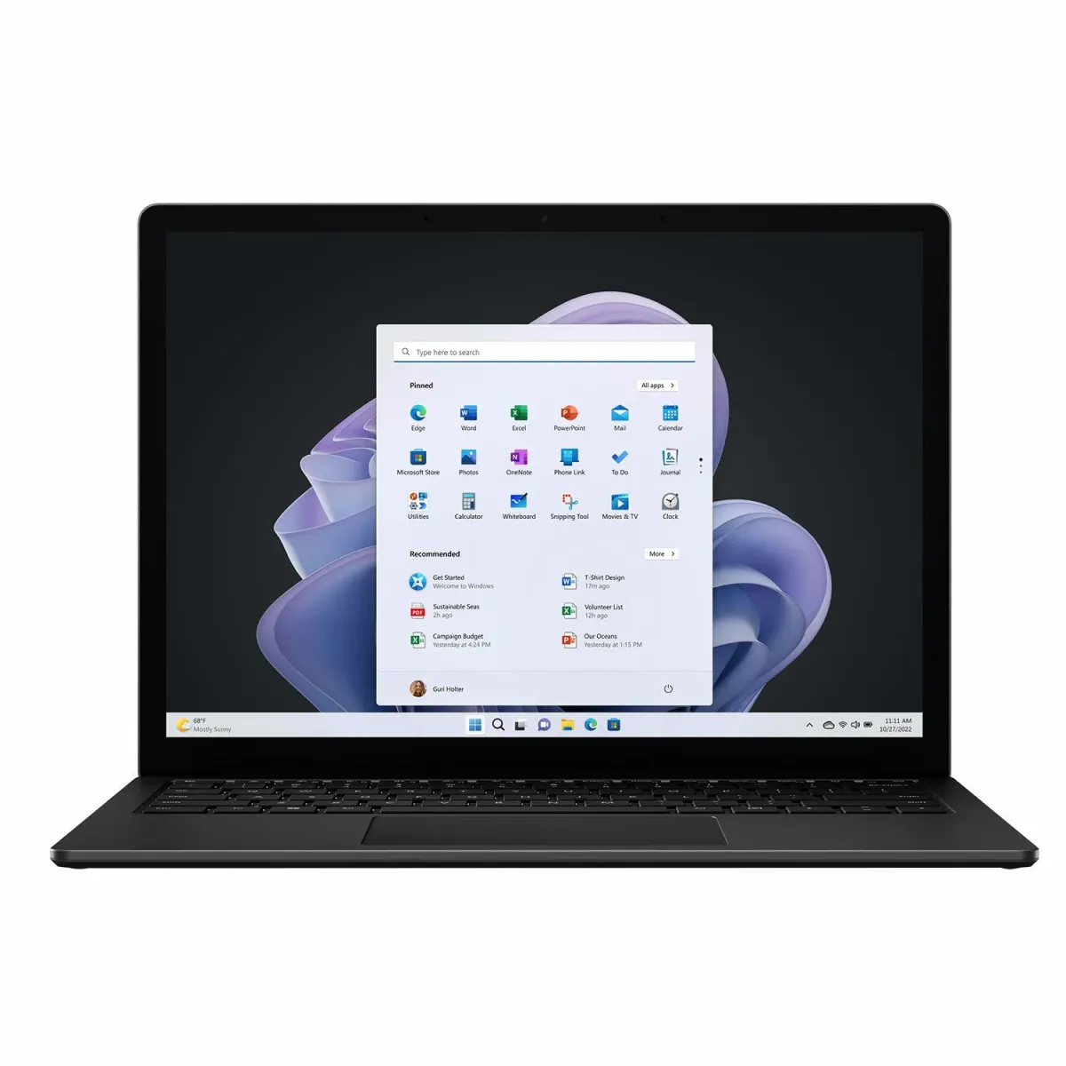 Microsoft Surface Laptop 5 13,5 Black Laptop 13.5" PixelSense Αφής (Core i5 1235U/8 GB/512 GB/Iris Xe Graphics/