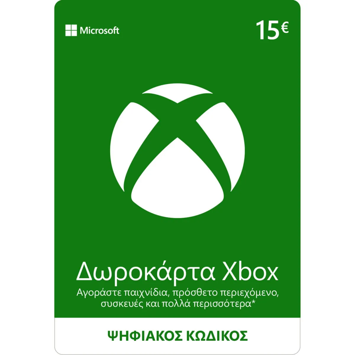 Microsoft Xbox Live 15 EUR Card