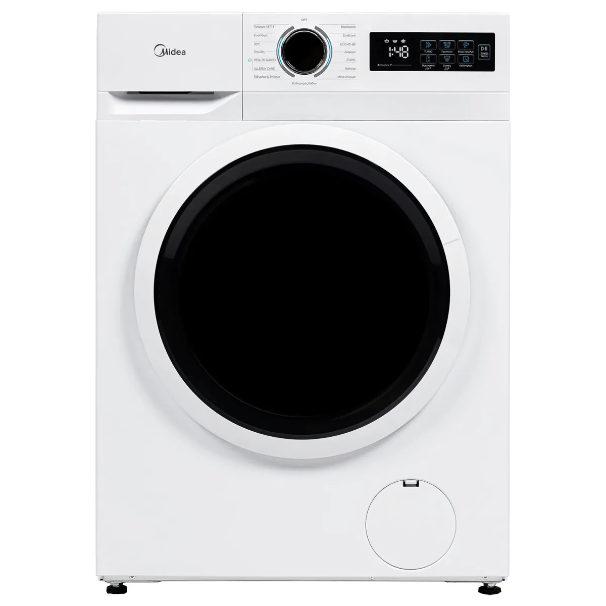 Midea MF110W90BA10/W-GR Πλυντήριο Ρούχων 9 KG