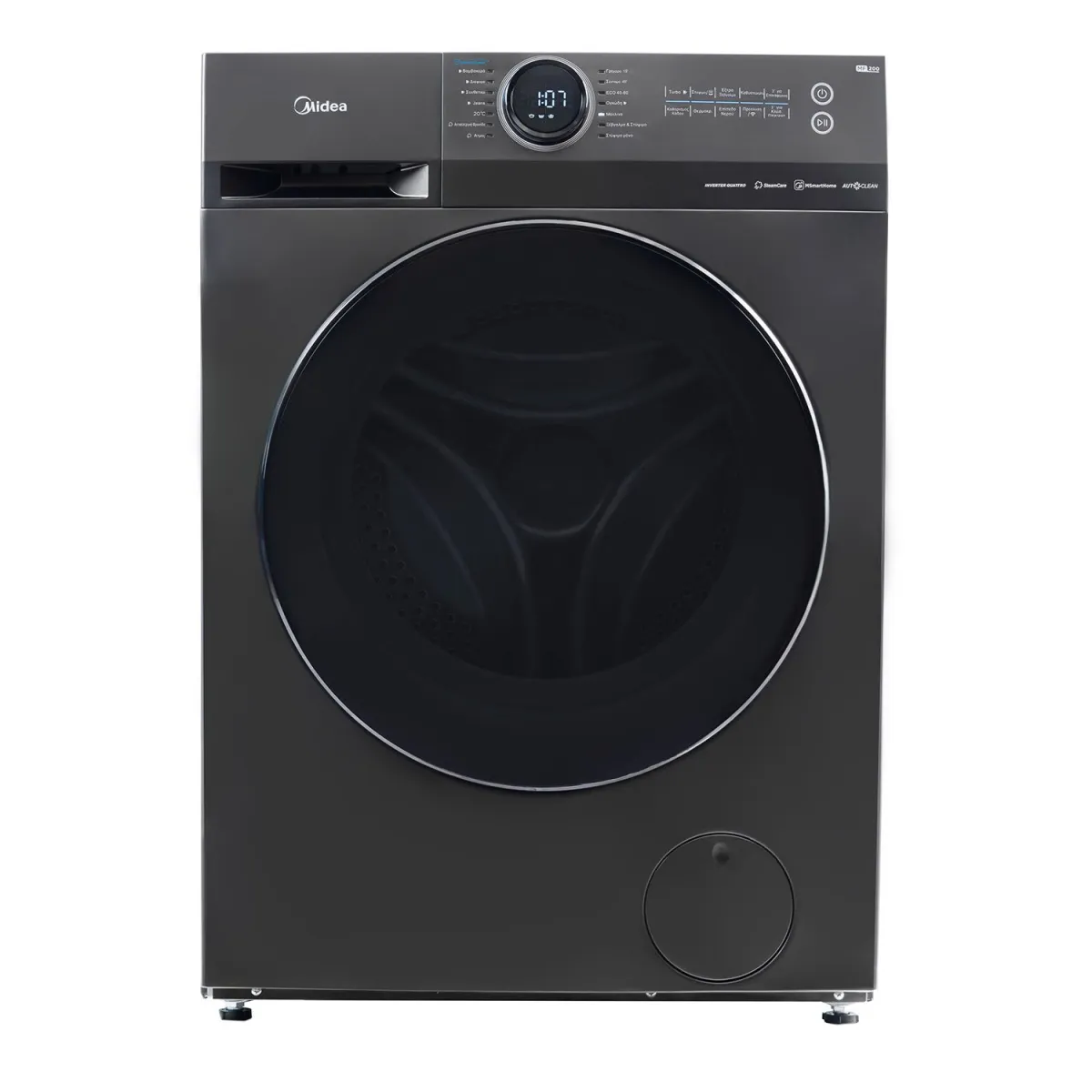 Midea MF200W90WB/T-GR Πλυντήριο Ρούχων 9,00 kg