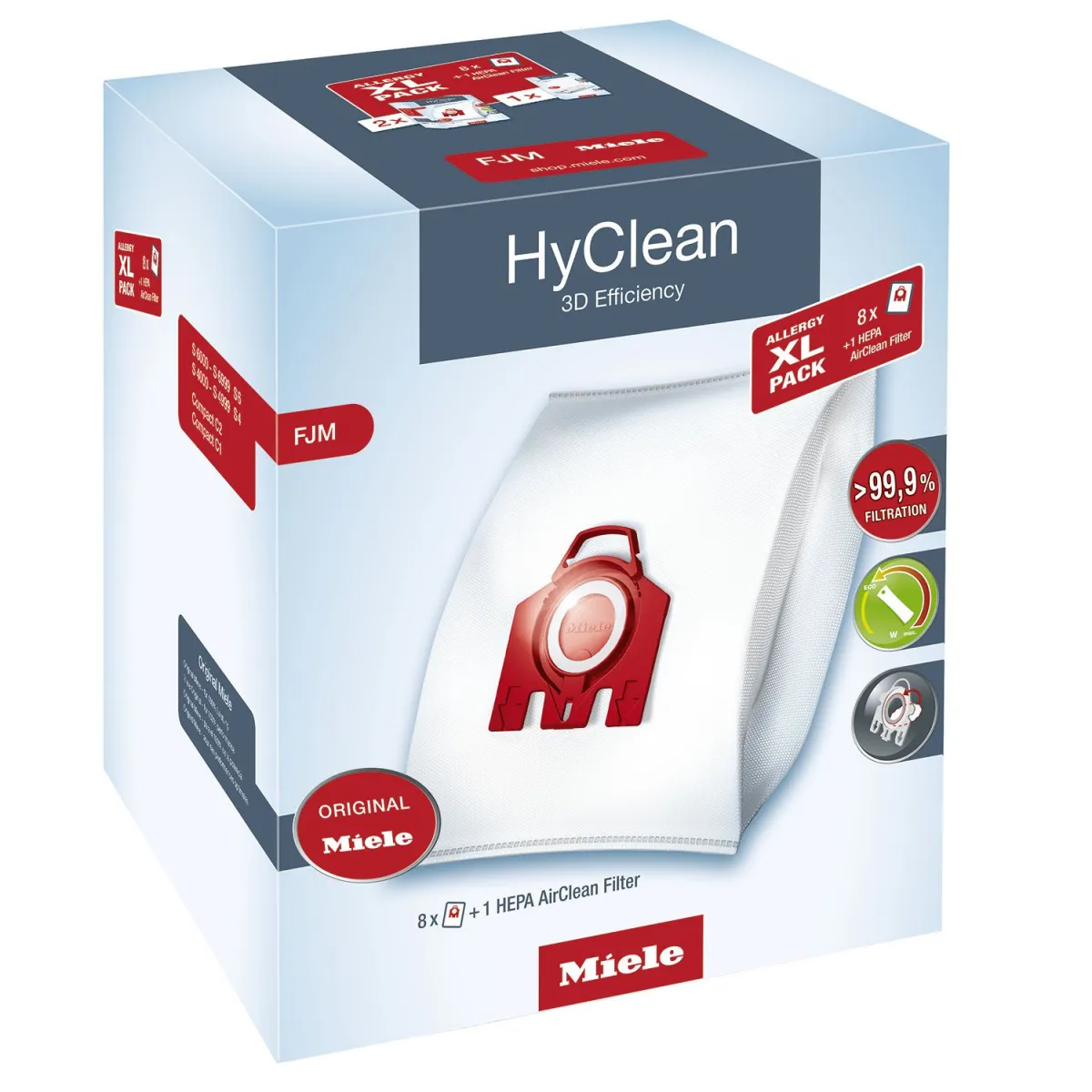 Miele Σακούλες Σκούπας Allergy XL-Pack FJM &HA50