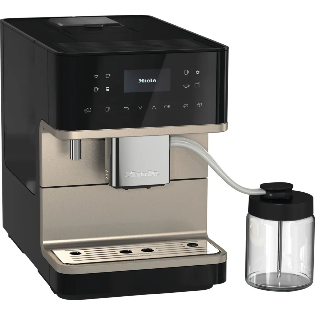 Miele Καφετιέρα Espresso Αυτόματη CM 6360 Obsidian black MilkPerfection