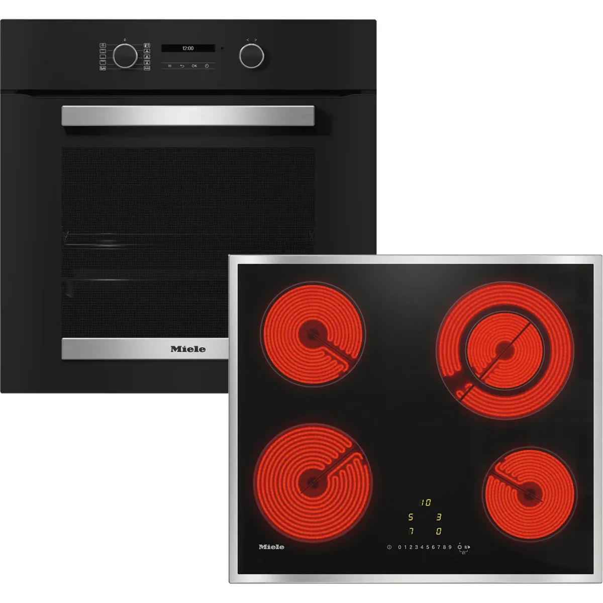 Miele H 2467 B + KM 6520 FR  D  Σετ εντοιχισμού
