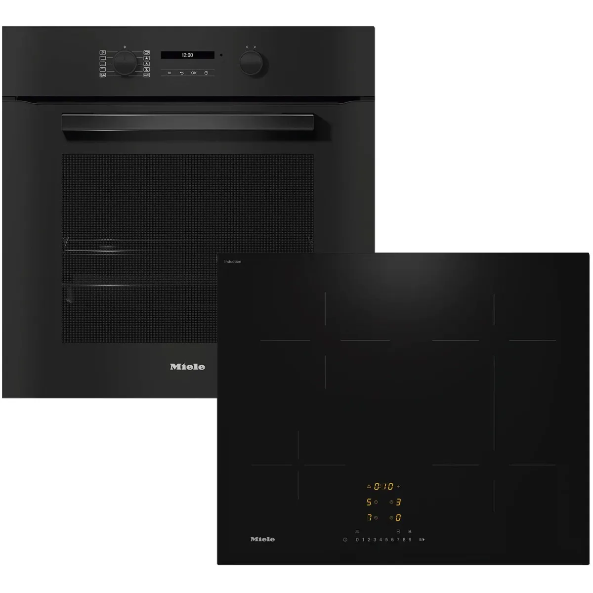 Miele H 2861-1 B + KM 7361 FL Σετ εντοιχισμού