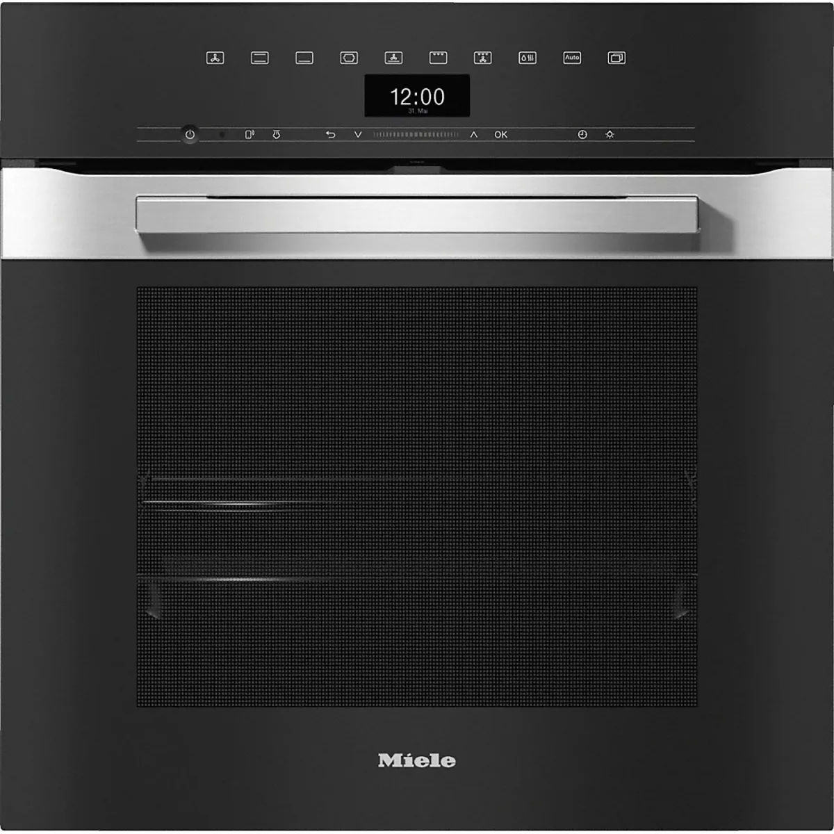 Miele H 7460 B cleanSteel Φούρνος Άνω πάγκου