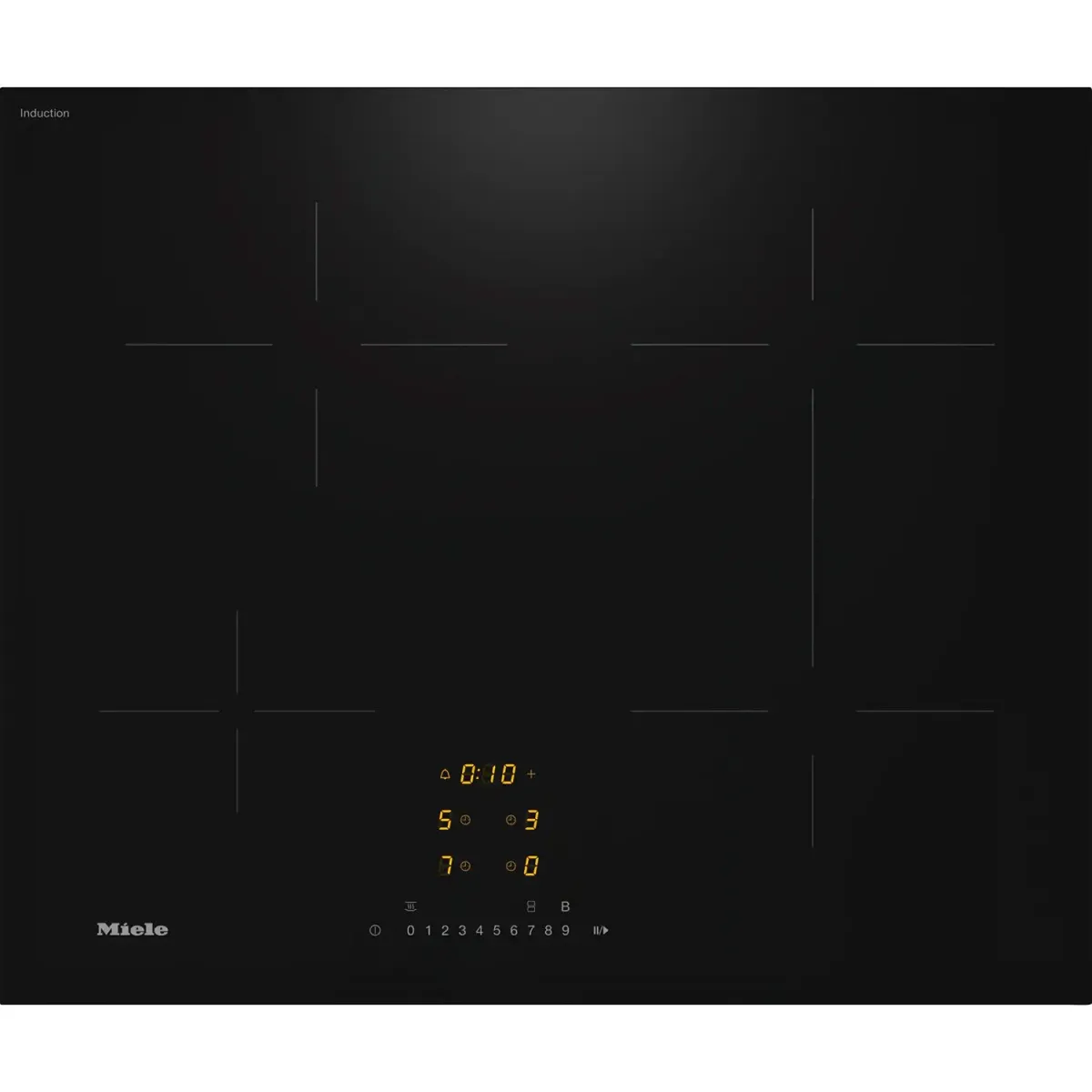 Miele KM 7363 FL black Εστίες Επαγωγικές