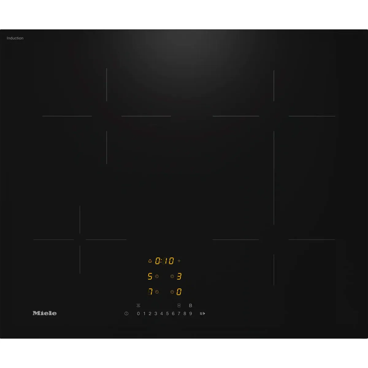 Miele KM 7363 FL black Εστίες Επαγωγικές