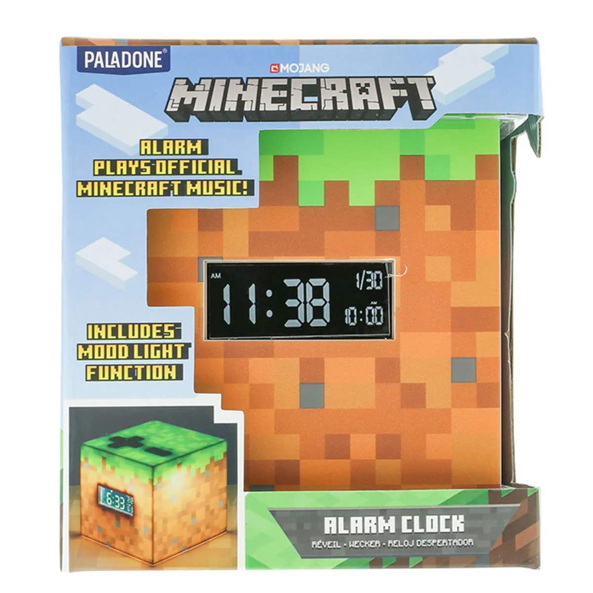 Minecraft Ρολόι Επιτραπέζιο - Ξυπνητήρι