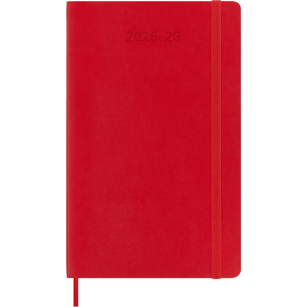 Moleskine 2025-2026 Ακαδημαικό Ημερολόγιο Εβδομαδιαίο L Red Μαλακό Εξώφυλλο