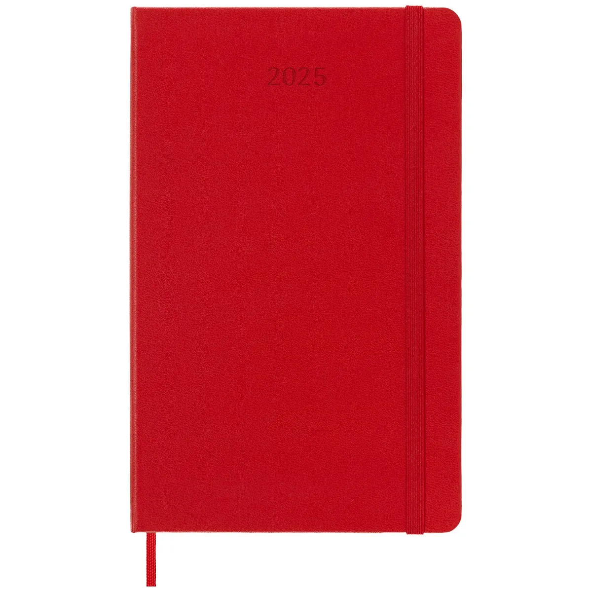 Moleskine 2025 Hμερολόγιο Ημερήσιο L Scarlet Red Σκληρό Εξώφυλλο