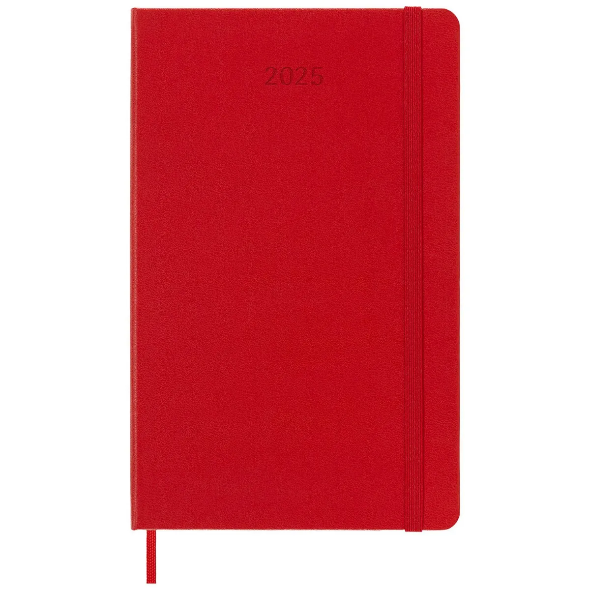 Moleskine 2025 Ημερολόγιο Εβδομαδιαίο L Scarlet Red Σκληρό Εξώφυλλο