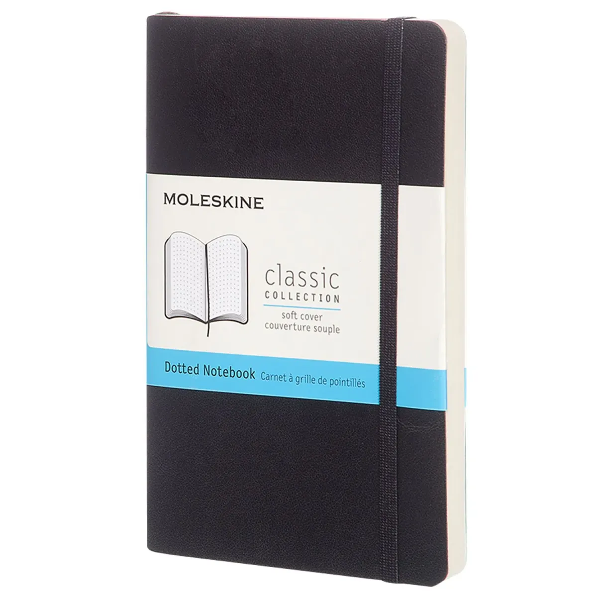 Moleskine Σημειωματάριο Dotted Pocket Μαύρο Με Μαλακό Εξώφυλλο