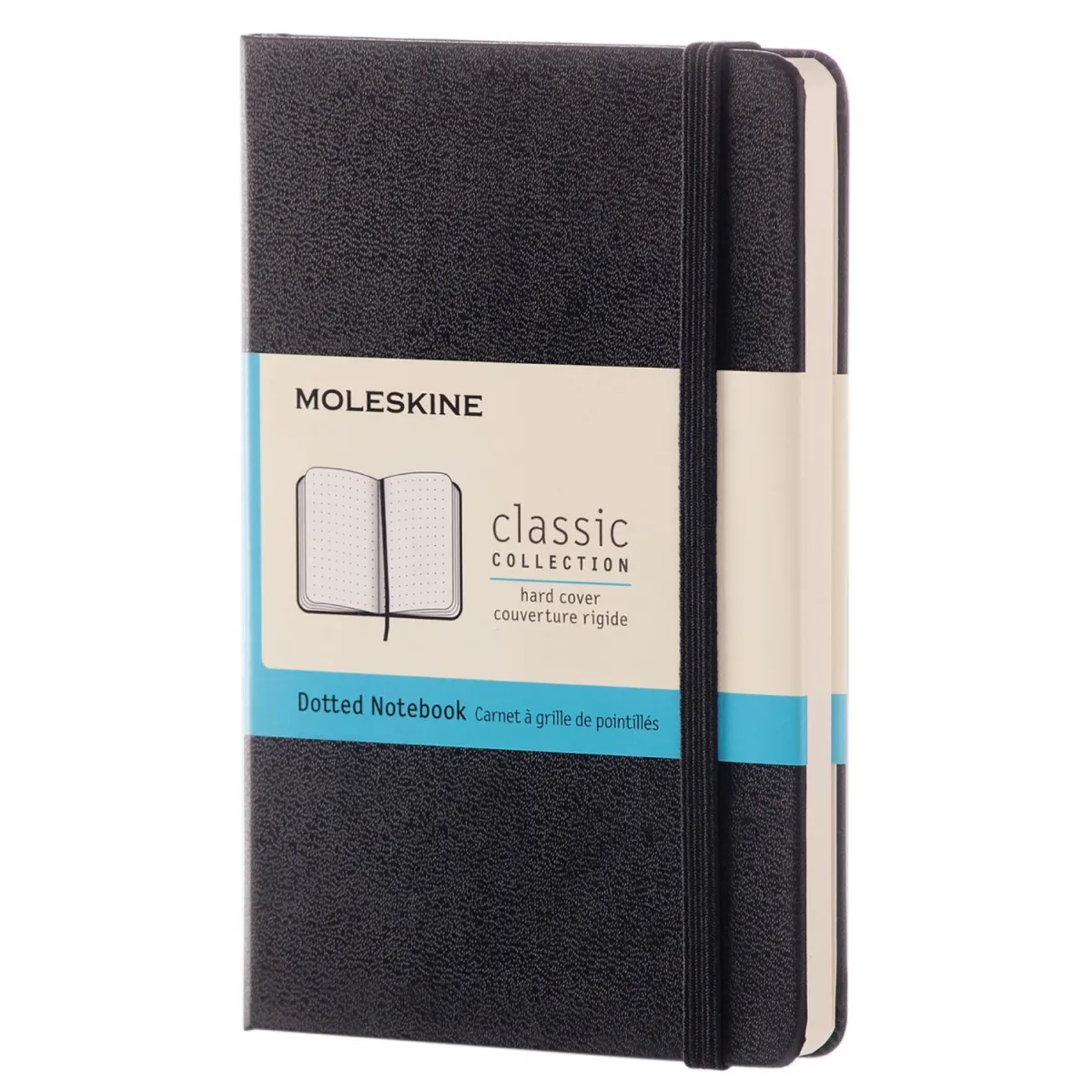 Moleskine Σημειωματάριο Dotted Pocket Μαύρο Με Σκληρό Εξώφυλλο