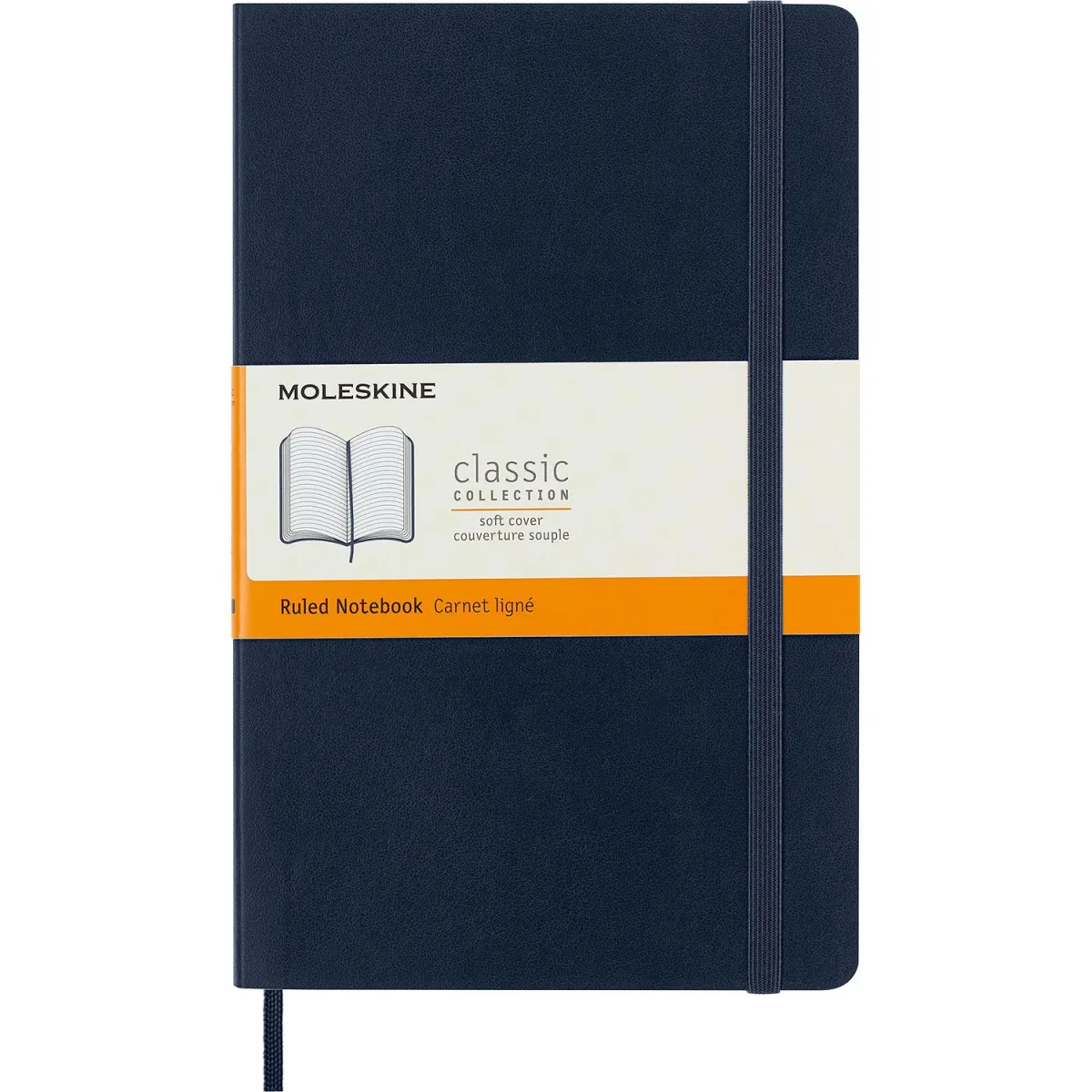 Moleskine Σημειωματάριο Ριγέ Large Μπλε Με Μαλακό Εξώφυλλο