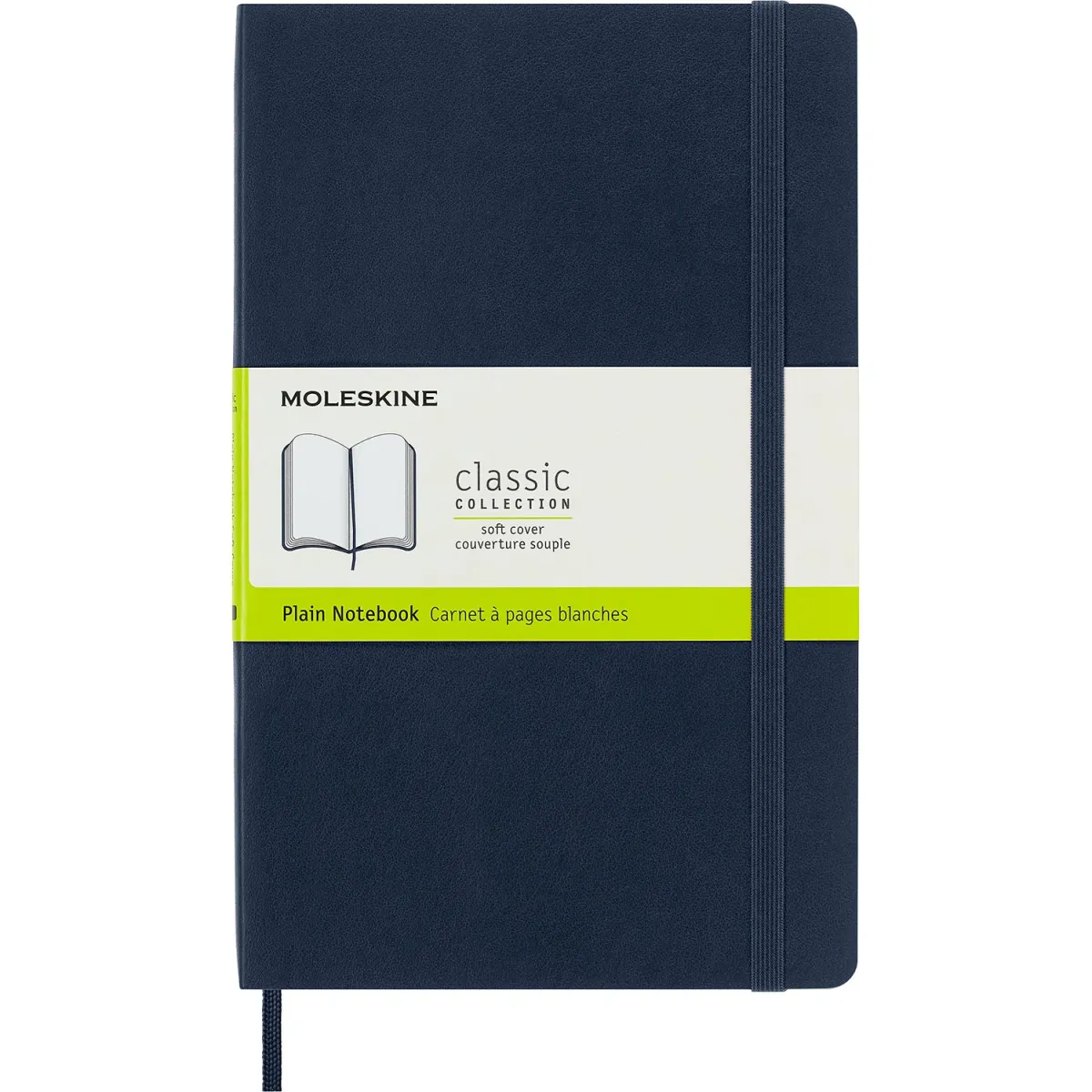 Moleskine Σημειωματάριο Με Λευκές Σελίδες Large Μπλε Με Μαλακό Εξώφυλλο