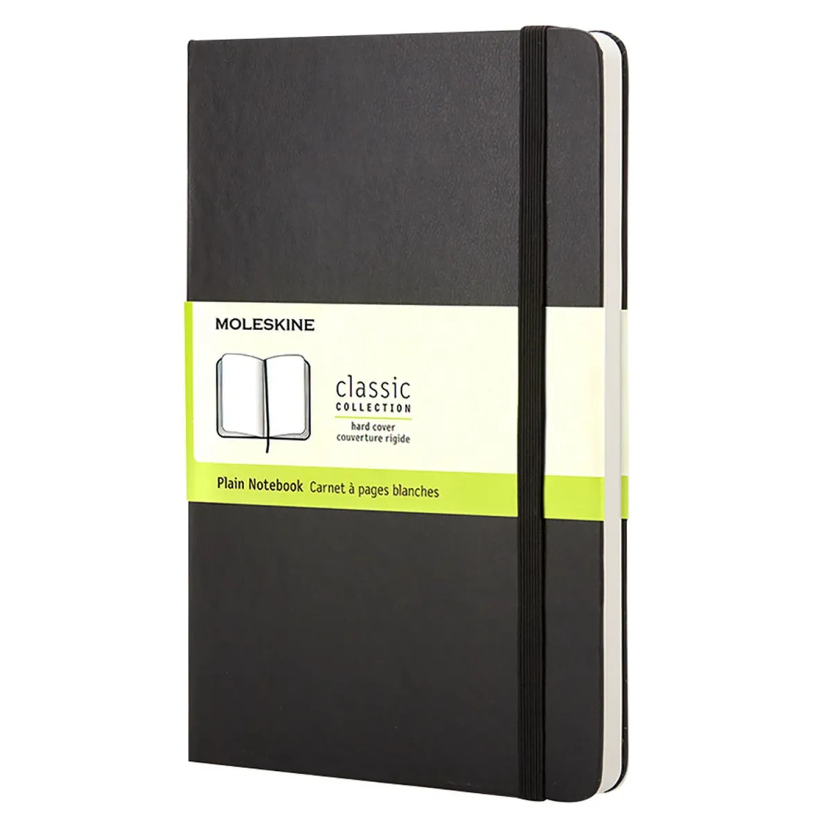 Moleskine Σημειωματάριο Λευκό Pocket Μαύρο Με Σκληρό Εξώφυλλο