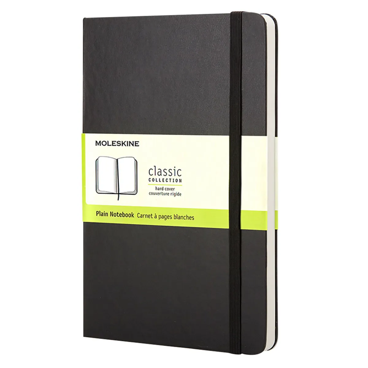 Moleskine Σημειωματάριο Λευκό Pocket Μαύρο Με Σκληρό Εξώφυλλο