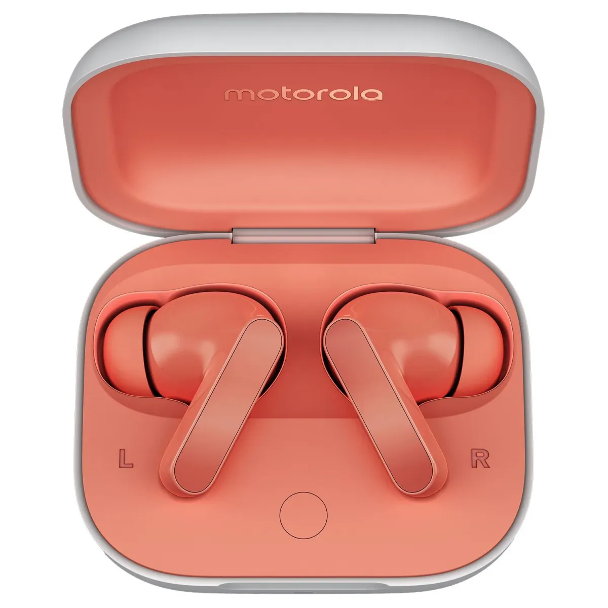 Motorola moto buds Peach Pink