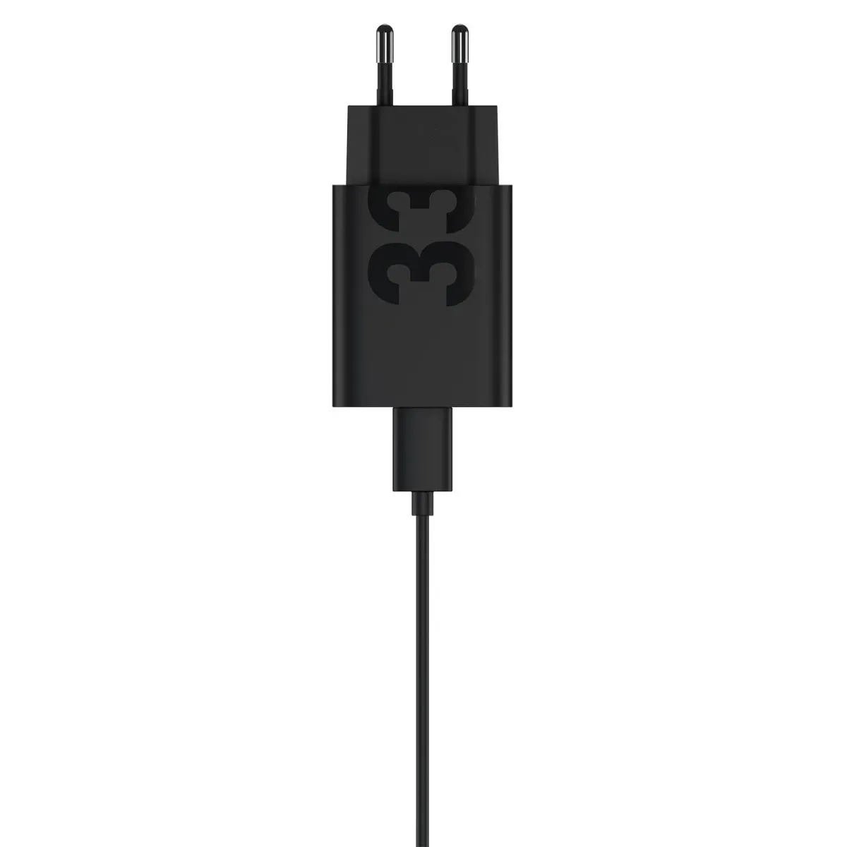 Motorola Φορτιστής PD 1 Θέσης 33W Μαύρο Με Καλώδιο