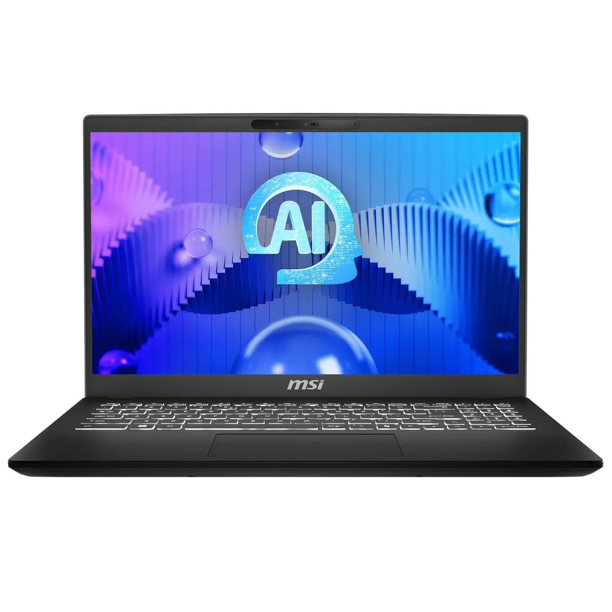 MSI Modern 15 H AI C1MG-067GR Laptop 15.6" IPS (Core Ultra 7 155H/16 GB/512 GB/Intel Arc Graphics/Windows 11 Pro)