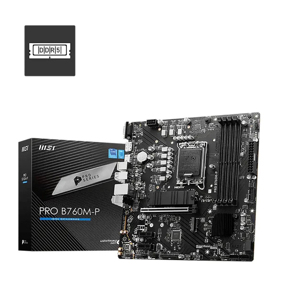 MSI Motherboard B760M PRO P (Β760/1700/DDR5)