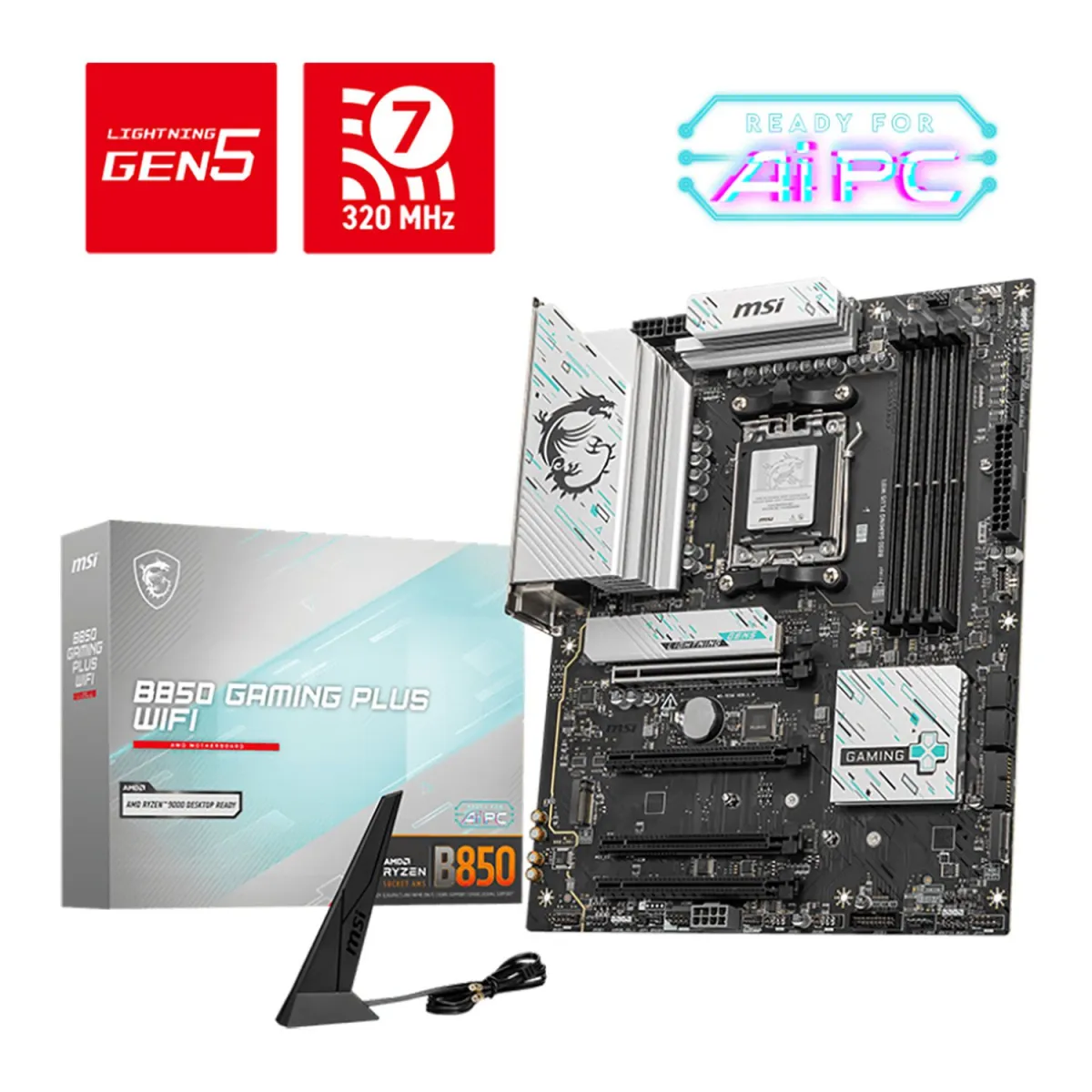 MSI Motherboard B850 GAMING PLUS WIFI