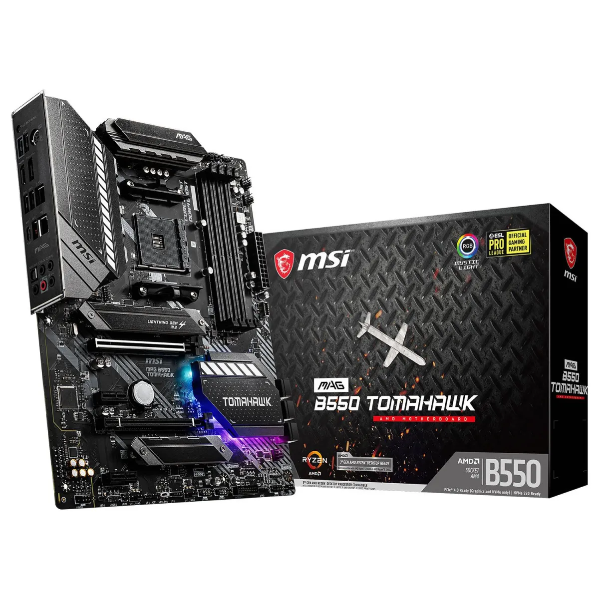 MSI Motherboard MAG B550 TOMAHAWK (B550/AM4/DDR4)