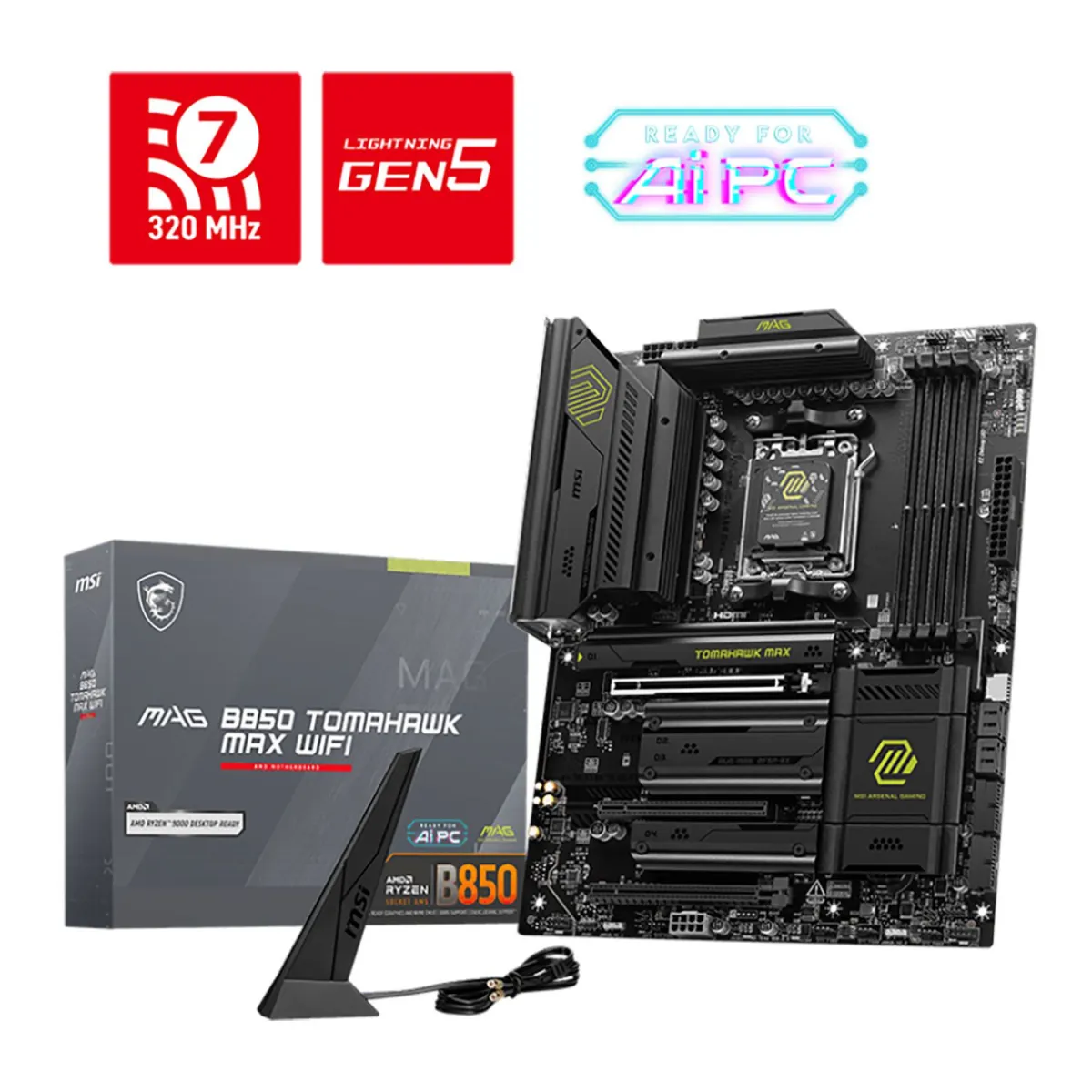 MSI Motherboard MAG B850 TOMAHAWK MAX WIFI