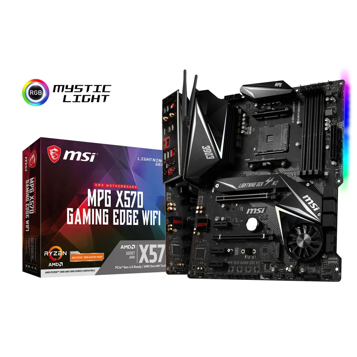 MSI Motherboard MPG X570 Gaming Edge WiFi (X570/AM4/DDR4)