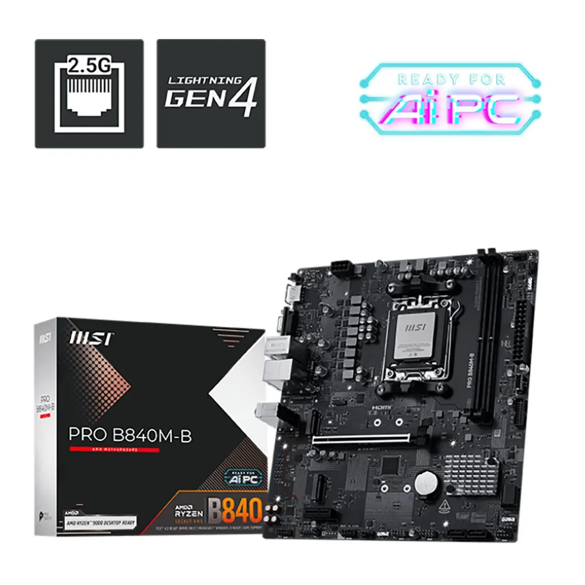 MSI Motherboard PRO B840M-B