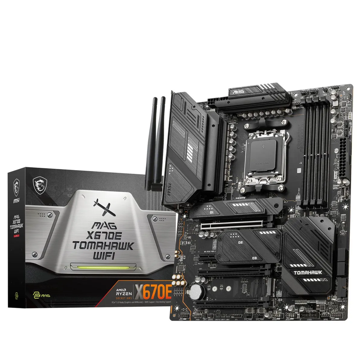 MSI Motherboard X670E MAG TOMAHAWK WIFI (X670/AM5/DDR5)