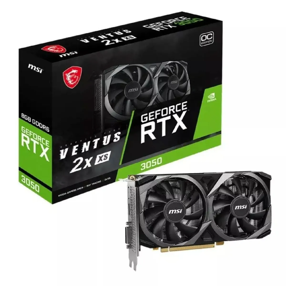 MSI VGA GeForce RTX 3050 VENTUS 2X XS OC 8 GB