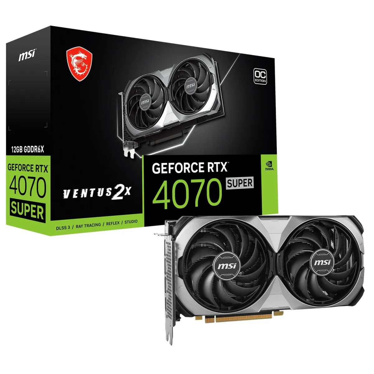 MSI VGA GeForce RTX 4070 SUPER VENTUS 2X OC 12 GB