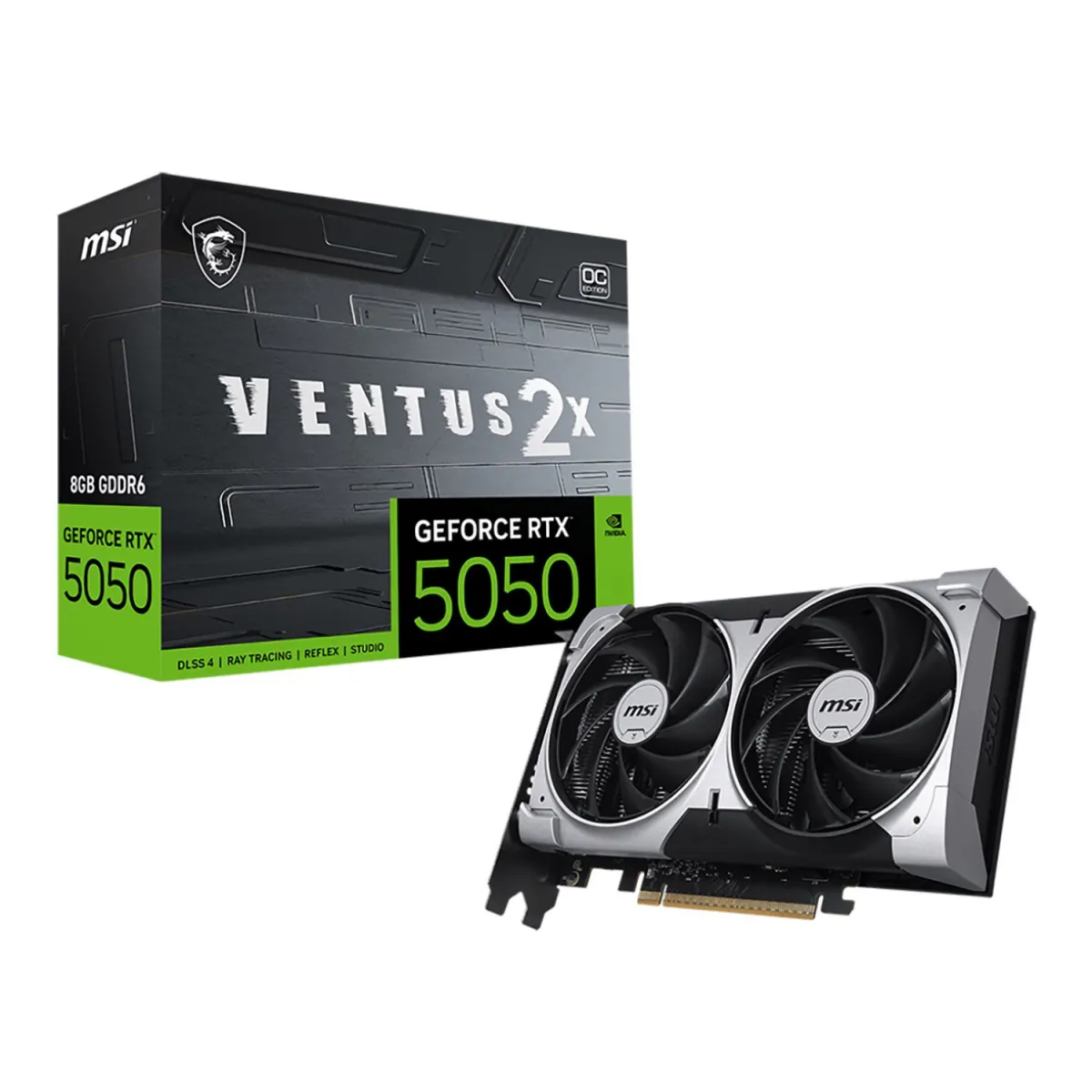 MSI VGA GeForce RTX 5050 Ventus 2X OC 8 GB