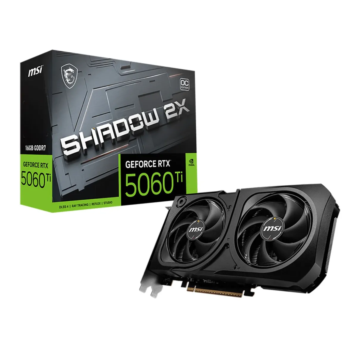 MSI VGA GeForce RTX 5060 Ti Shadow 2X OC 16 GB