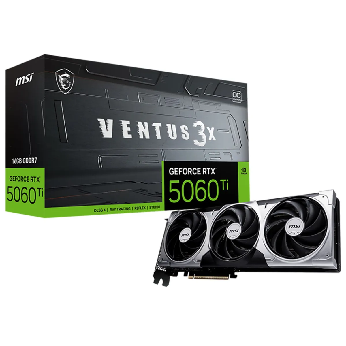 MSI VGA GeForce RTX 5060 Ti VENTUS 3X OC 16 GB