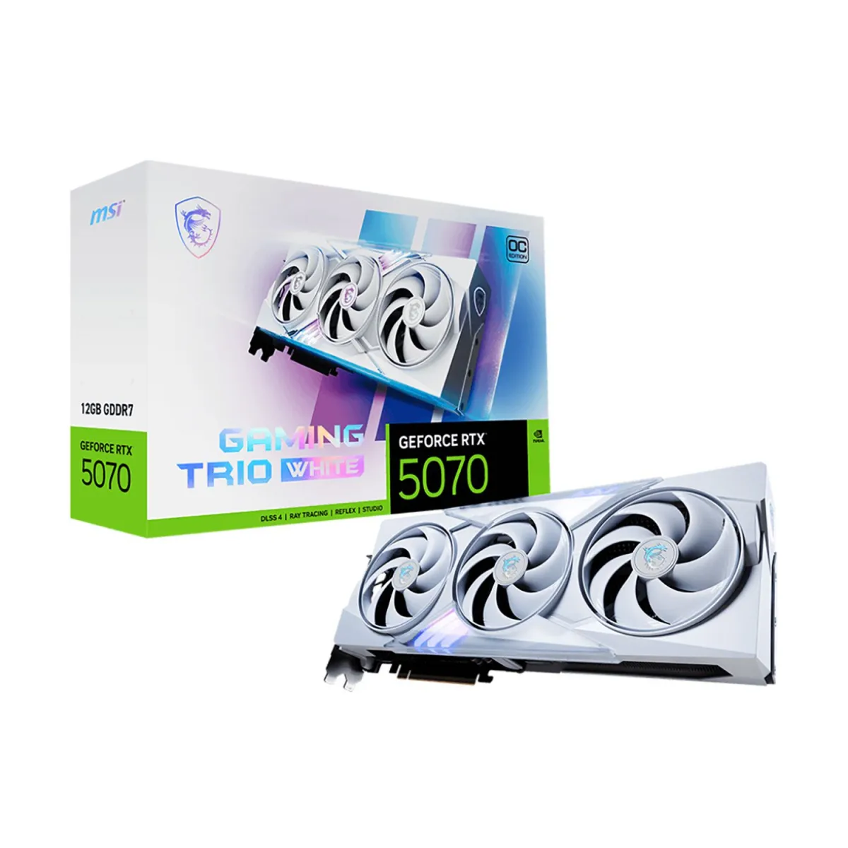 MSI VGA GeForce RTX 5070 GAMING TRIO OC WHITE 12 GB