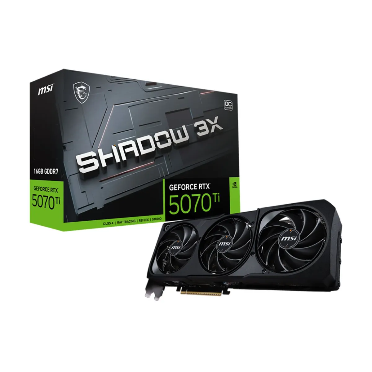 MSI VGA GeForce RTX 5070 TI Shadow 3X OC 16 GB