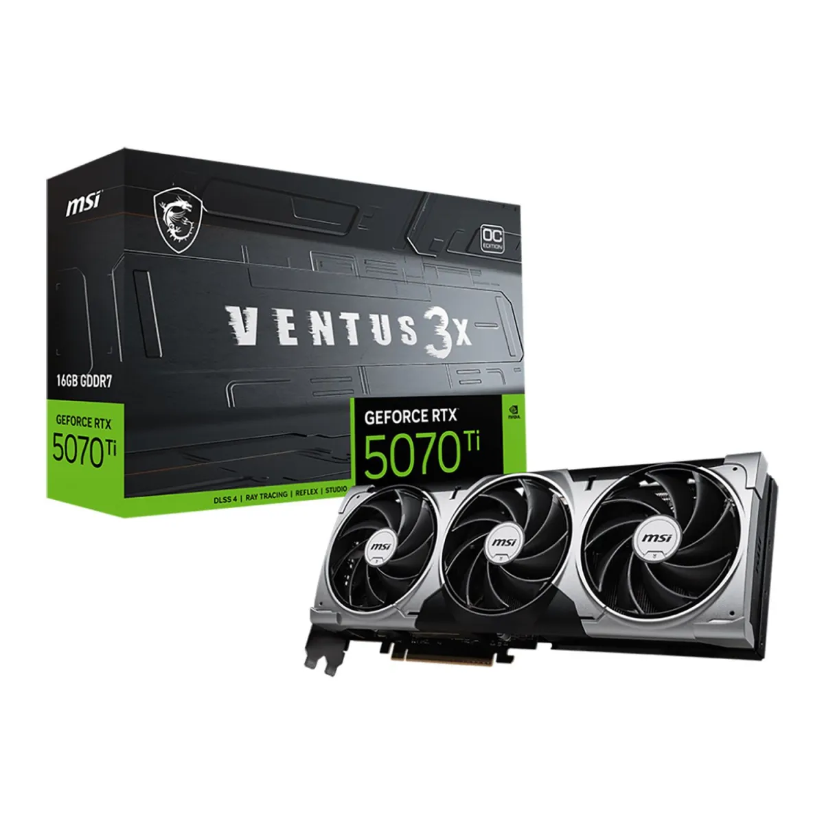 MSI VGA GeForce RTX 5070 Ti VENTUS 3X 16 GB