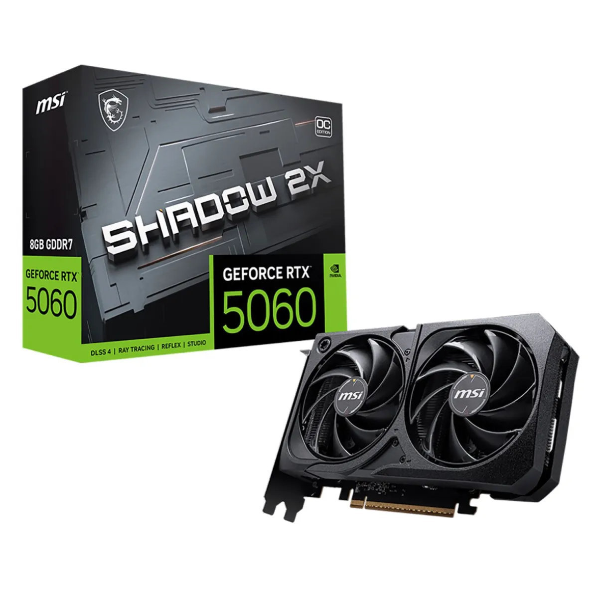 MSI VGA GeForce RTX RTX 5060 SHADOW 2X OC 8 GB
