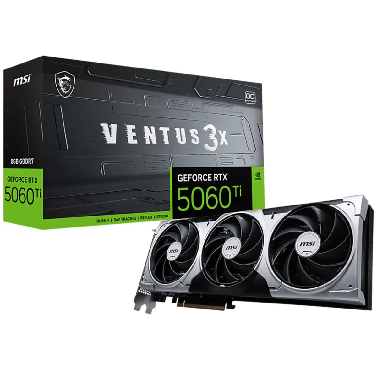 MSI VGA GeForce RTX RTX 5060 Ti VENTUS 3X OC 8 GB