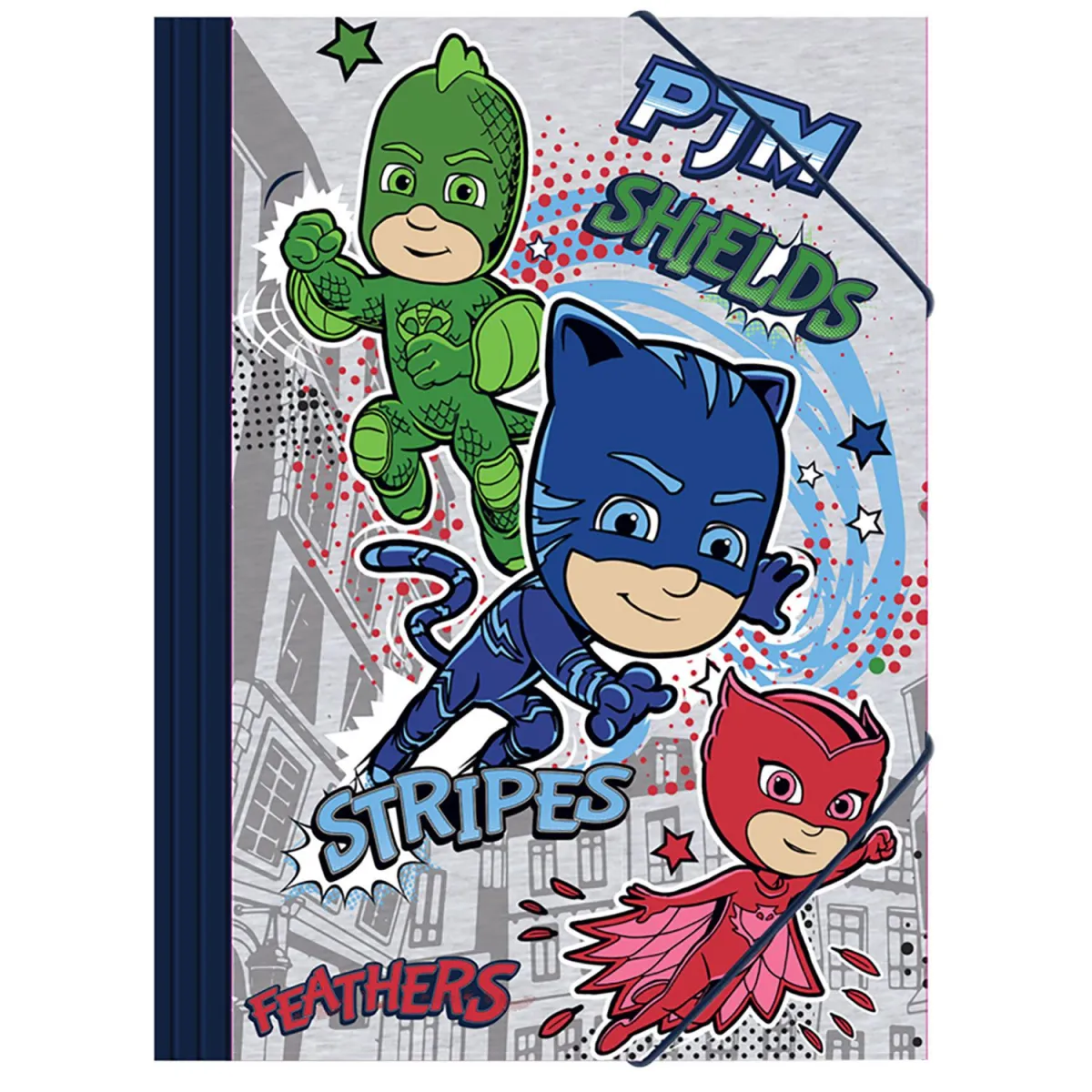 Must Φάκελος με Αυτιά και Λάστιχο 25X35 Pj Masks