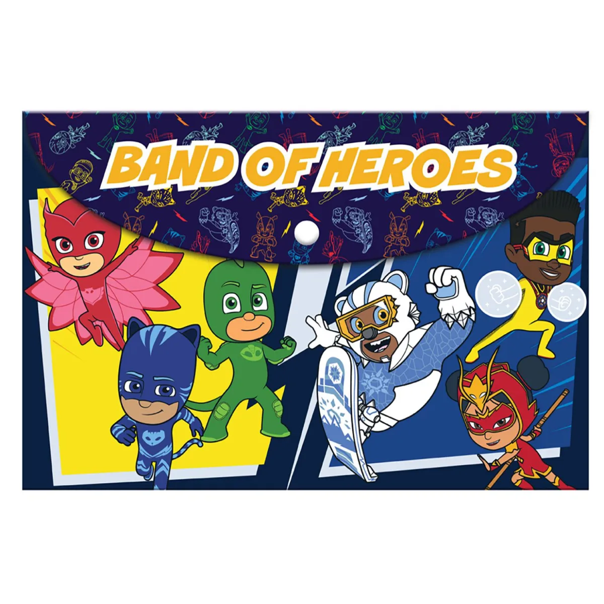 Must Φάκελος με Κουμπί Α4 Pj Masks