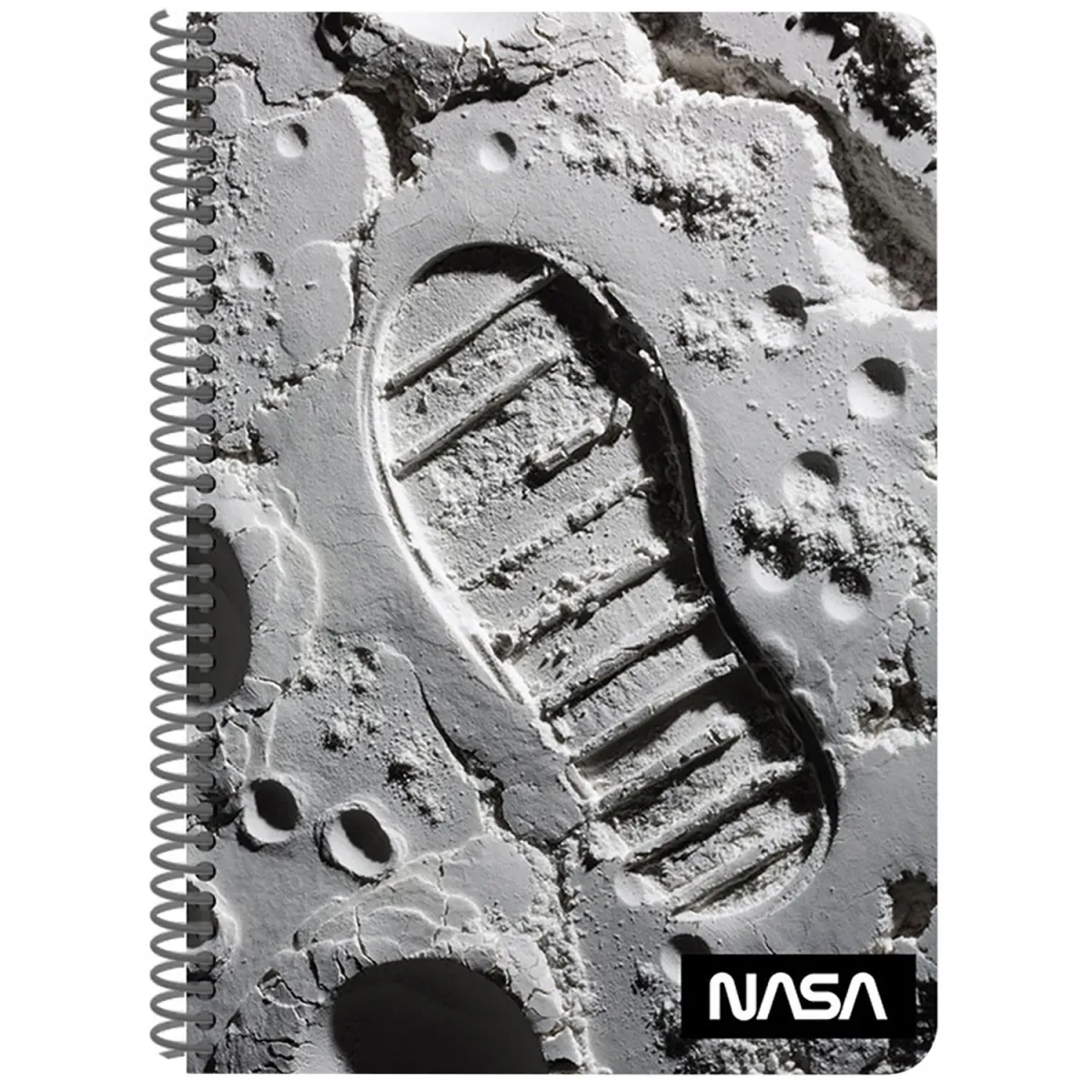Must Τετράδιο Σπιράλ Ριγέ A4 2 Θεμάτων Nasa 60 Φύλλα