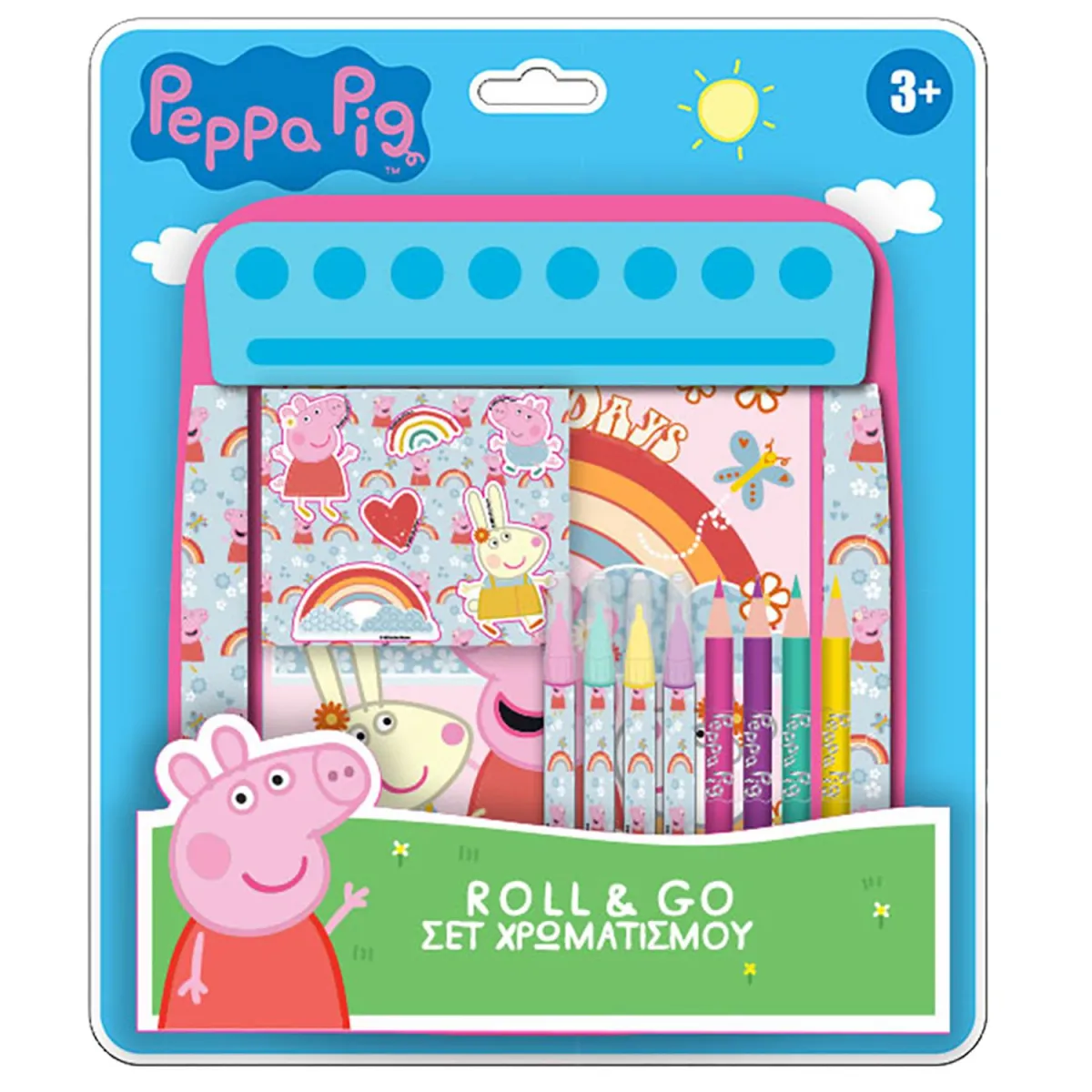 Must Σετ Ζωγραφικής Roll & Go Peppa Pig