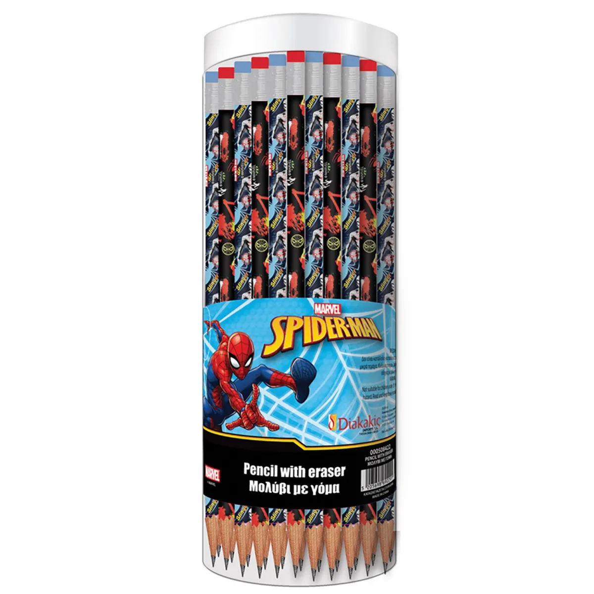 Must Μολύβι με Γόμα Spiderman