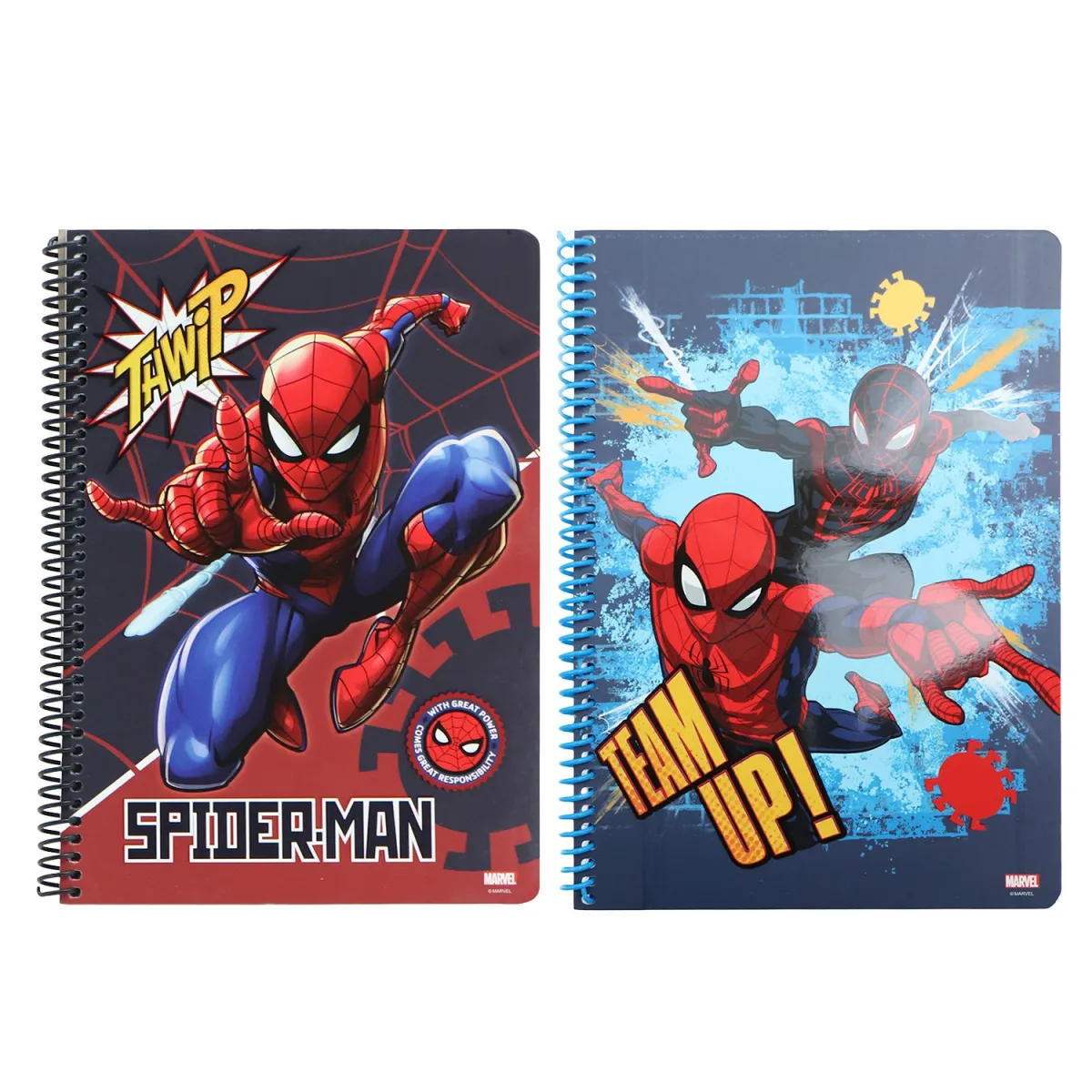 Must Team Τετράδιο Σπιράλ 17x25/2Θ Spiderman 60 Φύλλων