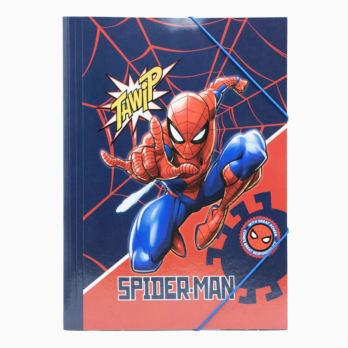 Must Team Φάκελος με Αυτιά και Λάστιχο 25x35 Spiderman
