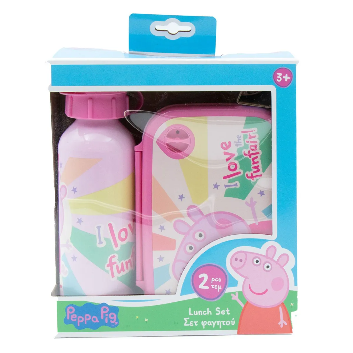 Must Team Φαγητοδοχείο & Παγούρι Peppa Pig